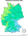 Temperatur November 2024