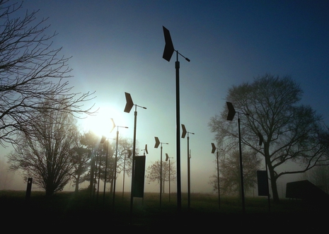 Frühnebel im Wetterpark Offenbach