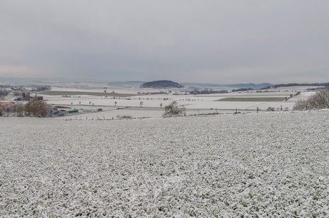 Winterlandschaft bei Gudensberg, Nordhessen © Heinz Wollrath