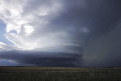 Bild einer Superzelle bei Imperial, Nebraska, USA (Quelle Felix Dietzsch)