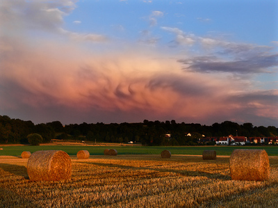 Spätsommertag im August bei Schaafheim-Schlierbach