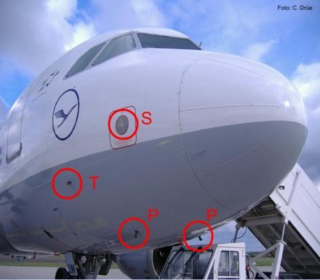  Meteorologische Instrumentierung eines Airbus A319 